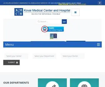 KMChhospitals.com(Multi Speciality Hospital in Coimbatore) Screenshot