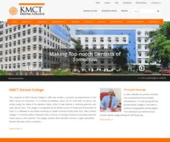 KMCtdentalcollege.org(KMCT) Screenshot