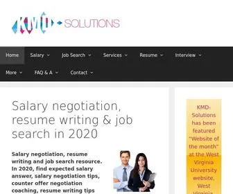 KMD-Solutions.com(Salary negotiation coaching) Screenshot