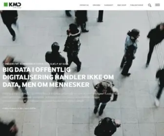 KMD.dk(IT og teknologi til det offentlige og erhverv) Screenshot