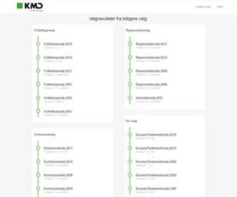 KMdvalg.dk(KMDValg) Screenshot