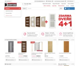 KMdvere.cz(Levné dveře) Screenshot