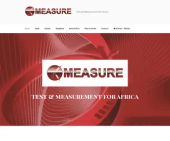 Kmeasure.co.za(Kmeasure) Screenshot