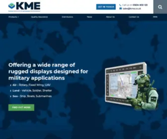 Kme.co.uk(Industrial LCD Monitors and CRT Replacement) Screenshot