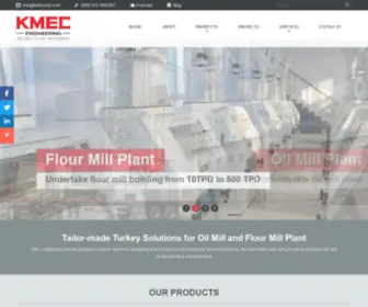 Kmecomp.com(Turnkey Solutions for Oil Mill Plant and Flour Mill Projects) Screenshot