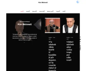 Kmehmeti.com(Kim Mehmeti) Screenshot