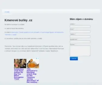 Kmenove-Bunky.cz(Kmenové buňky) Screenshot