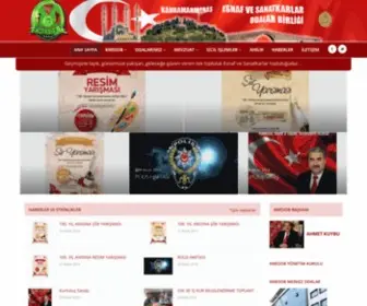 Kmesob.org.tr(Kahramanmaraş Esnaf ve sanatkarlar Odalar Birliği) Screenshot