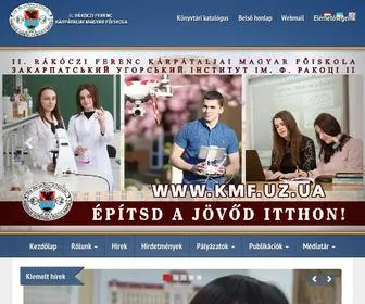 KMF.uz.ua(Закарпатський угорський інститут ім) Screenshot