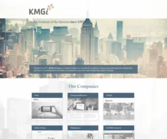 Kmgi.com(Founded in 1997) Screenshot