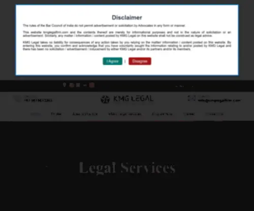 KMglegalfirm.com(KMG Legal Firm) Screenshot