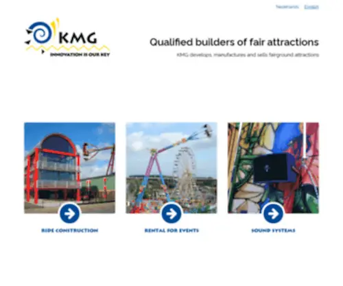 KMG.nl(Qualified builders of fair attractions) Screenshot