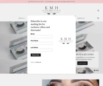 KMhcosmetics.com.au(KMH Cosmetics) Screenshot