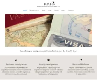 Kmhimmigration.com(Immigration and Naturalization Law in Santa Barbara) Screenshot