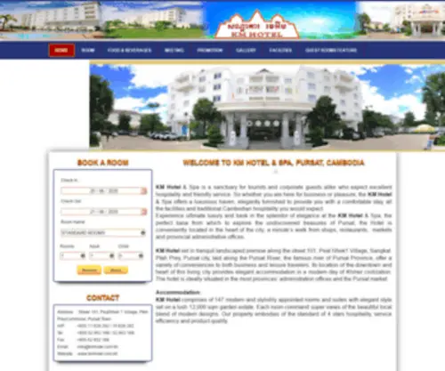 Kmhotel.com.kh(KM Hotel) Screenshot