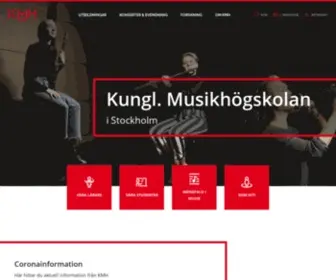 KMH.se(Kungliga Musikhögskolan) Screenshot