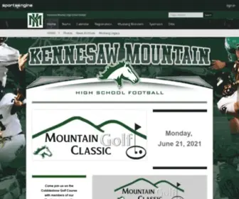 KMHsfootball.com(Kennesaw Mountain High School Football) Screenshot