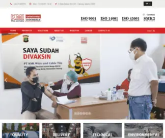 Kmiwire.com(PT KMI Wire and Cable Tbk) Screenshot