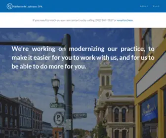KmjohnsoncPa.com(Accounting Services & Tax Preparation in Georgetown) Screenshot