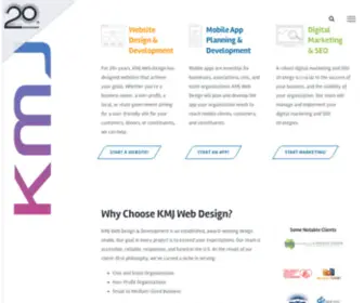 KMjwebdesign.com(KMJ Web Design) Screenshot