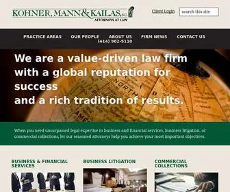 KMKSC.com(Milwaukee Business Attorneys) Screenshot