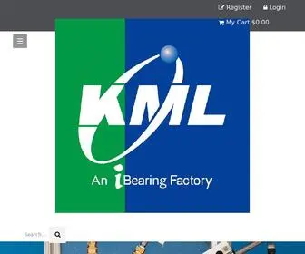 KMlbearing.com(KML-An iBearing Factory-about 1200 distributors over the world-KML Bearing) Screenshot