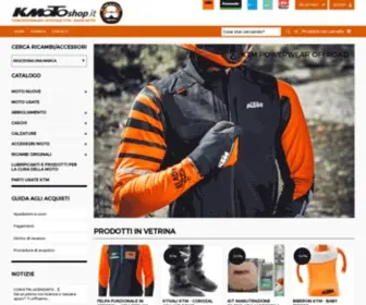 Kmotoshop.it(Abbigliamento e accessori moto enduro) Screenshot