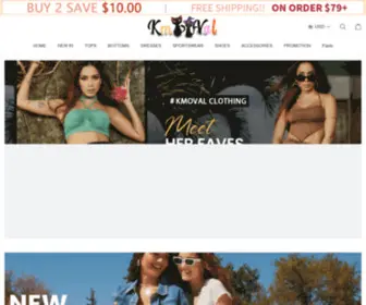 Kmoval.com(Trendy Women's Clothing) Screenshot