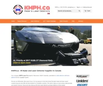 KMPH.ca(Canada's Best Radar Detectors and Laser Jammers) Screenshot