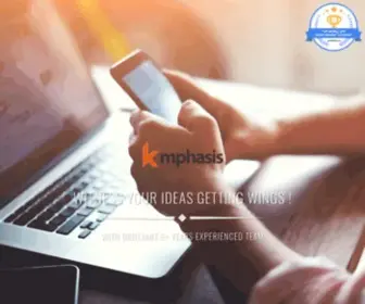 KMphasisinfotech.com(Mobile and Web Application Development) Screenshot