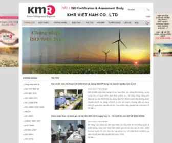 KMR.com.vn(Chứng nhận ISO KMR) Screenshot