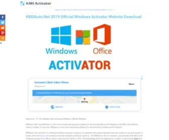 Kmsactivator.net(KMSAuto Net 2022 Official Windows Activator) Screenshot