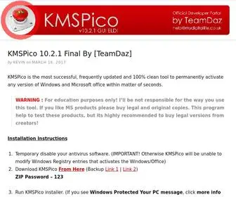 KMspico10.com(Download KMSPico 10.2.1 Final) Screenshot