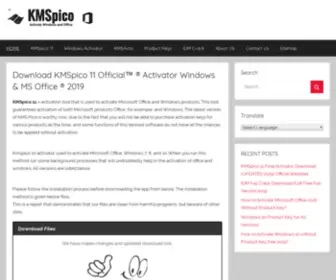 KMspico11.net(Windows News & Office News Blog) Screenshot