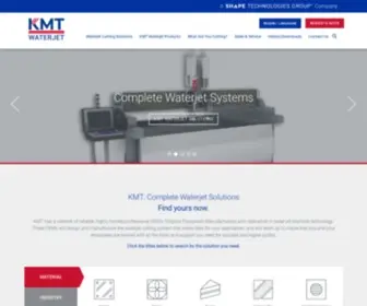 KMT-Waterjet.com(KMT Waterjet for waterjet cutting metal) Screenshot