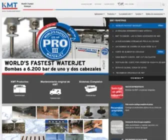 KMT-Waterjet.es(KMT Waterjet Systems) Screenshot