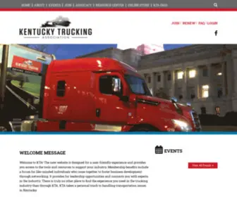 Kmta.net(Kentucky Trucking Association) Screenshot