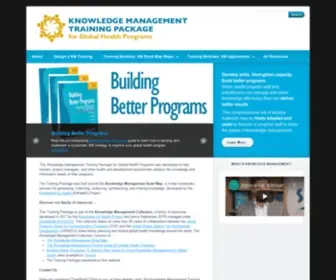 KMtraining.org(The KM Training Package) Screenshot