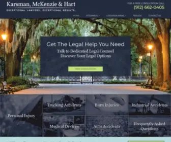 KMtrial.com(Savannah Personal Injury Lawyers) Screenshot