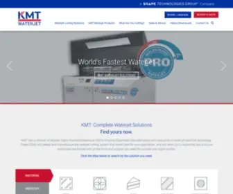 KMtwaterjet.com(KMT Waterjet for waterjet cutting metal) Screenshot