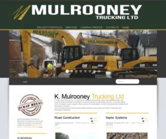 Kmulrooneytrucking.com(K. Mulrooney Trucking Ltd) Screenshot