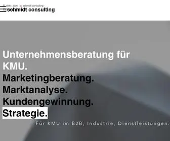 Kmustrategie.ch(Schmidt Consulting) Screenshot