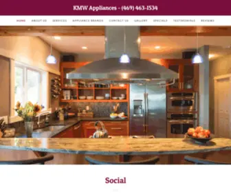 Kmwappliances.com(KMW Appliances) Screenshot