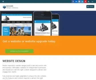 Kmwebsolutions.co.uk(Web Design and Hosting Dorset) Screenshot