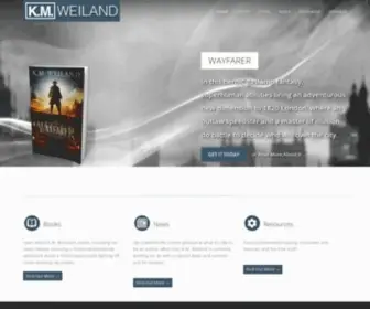 Kmweiland.com(Author of Historical and Speculative Fiction) Screenshot