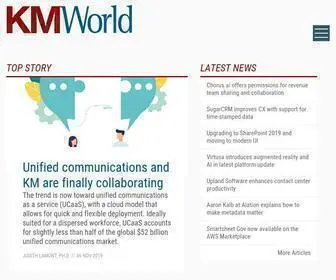 Kmworld.com(The only magazine) Screenshot