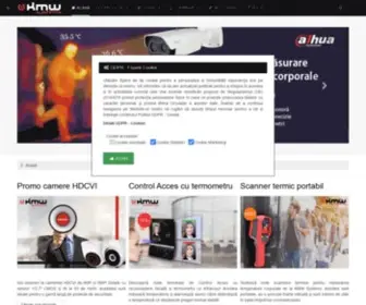 KMW.ro(Importator oficial echipamente supraveghere video DAHUA in Romania) Screenshot