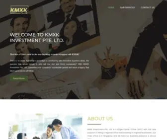 KMxkinvestment.com(KMXK Investment Pte) Screenshot