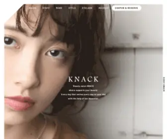 Knack-Salon.com(KNACK（美容院ナック）) Screenshot