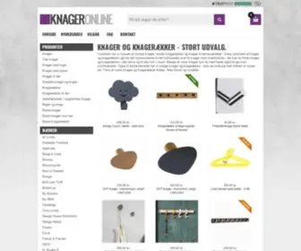 Knager-Online.dk(Knager og knagerækker) Screenshot